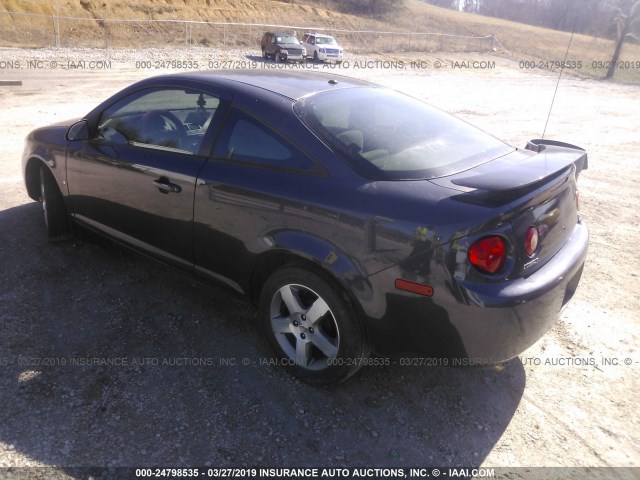 1G1AL18F887148192 - 2008 CHEVROLET COBALT LT GRAY photo 3