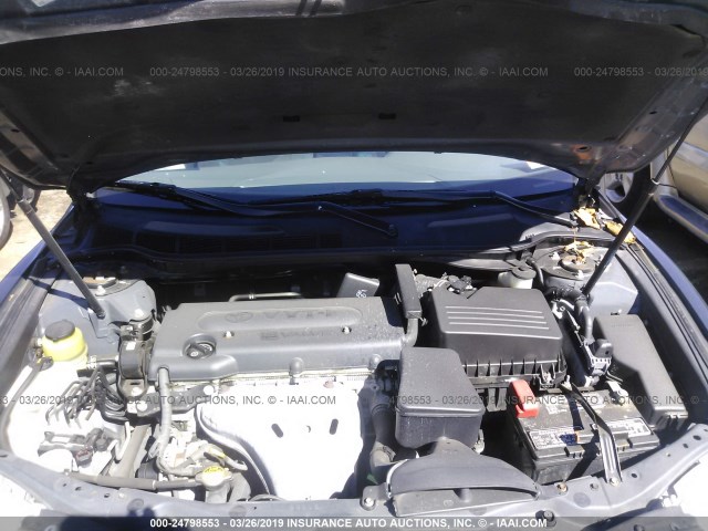 4T1BE46K47U729840 - 2007 TOYOTA CAMRY NEW GENERAT CE/LE/XLE/SE GRAY photo 10