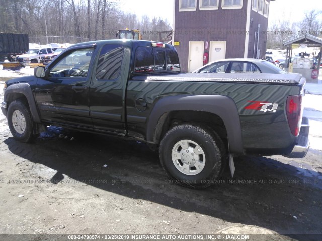 1GCDT196858196798 - 2005 CHEVROLET COLORADO GREEN photo 3