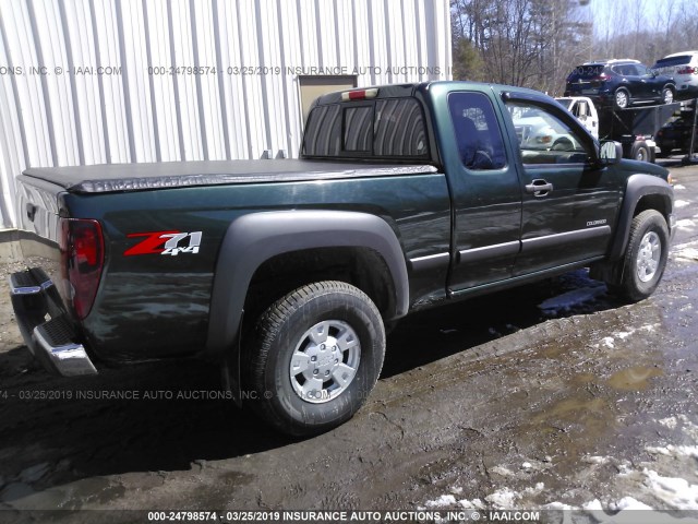 1GCDT196858196798 - 2005 CHEVROLET COLORADO GREEN photo 4