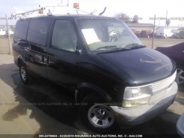 1GCDM19W51B111488 - 2001 CHEVROLET ASTRO BLACK photo 1