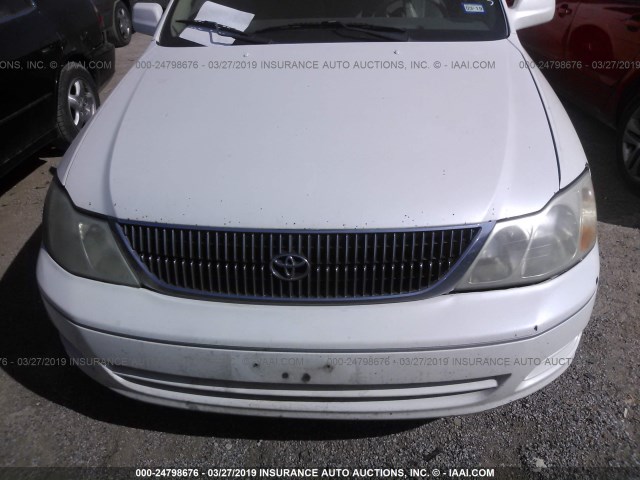 4T1BF28B8YU064019 - 2000 TOYOTA AVALON XL/XLS WHITE photo 6