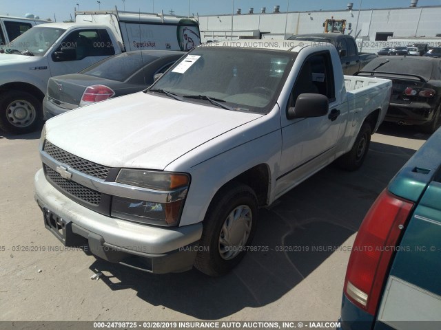 1GCCS148548144079 - 2004 CHEVROLET COLORADO WHITE photo 2