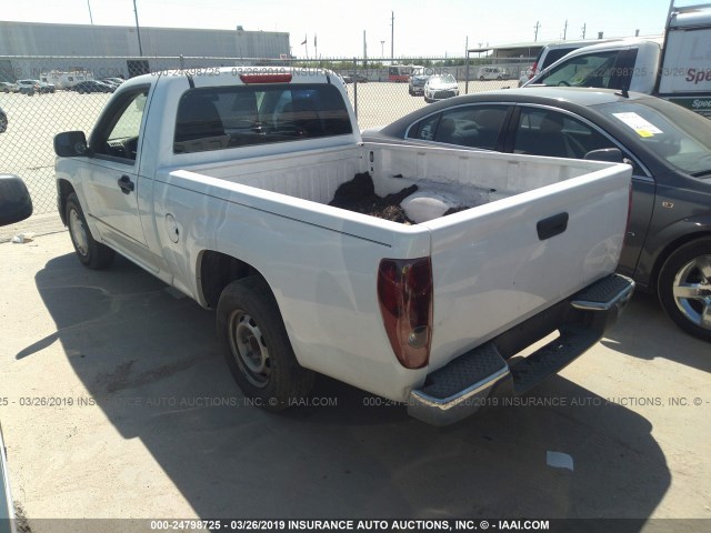 1GCCS148548144079 - 2004 CHEVROLET COLORADO WHITE photo 3