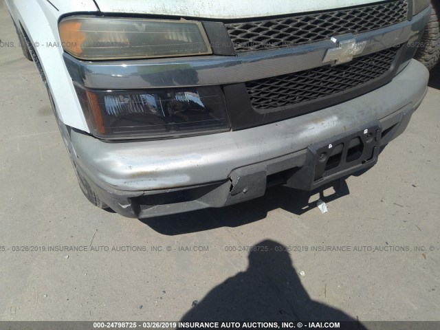 1GCCS148548144079 - 2004 CHEVROLET COLORADO WHITE photo 6