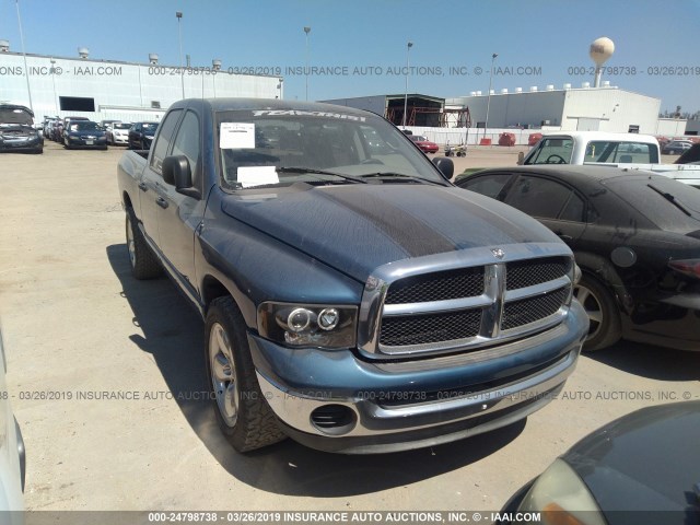 3D7HA18N72G163304 - 2002 DODGE RAM 1500 ლურჯი ფოტო 1