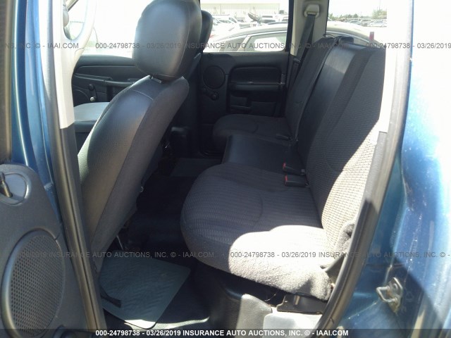 3D7HA18N72G163304 - 2002 DODGE RAM 1500 ლურჯი ფოტო 8