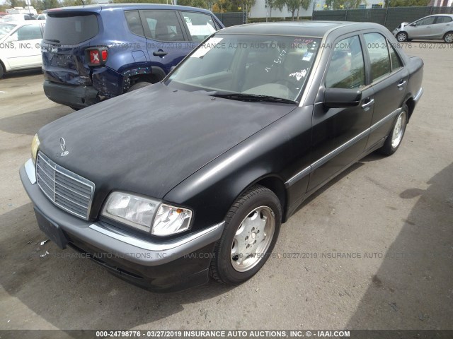 WDBHA24G5XA670083 - 1999 MERCEDES-BENZ C 230 BLACK photo 2