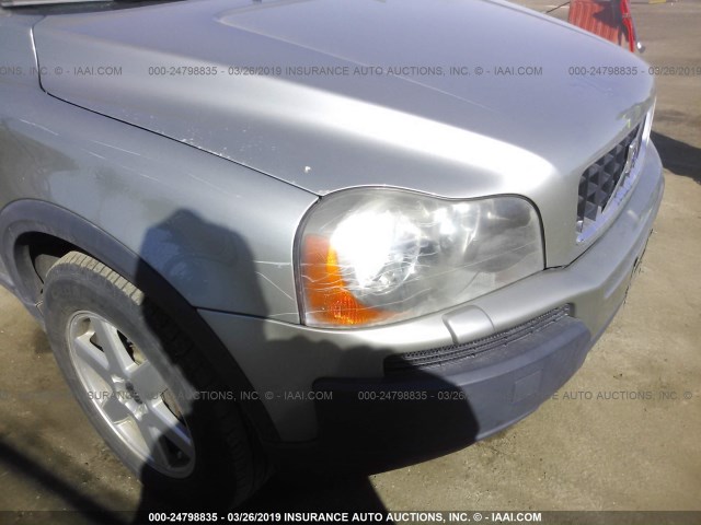 YV4CZ592761233667 - 2006 VOLVO XC90 Champagne photo 6