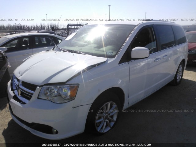 2C4RDGCG3KR512244 - 2019 DODGE GRAND CARAVAN  WHITE photo 2