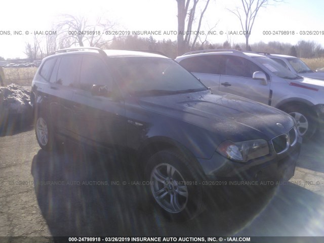 WBXPA93465WD06774 - 2005 BMW X3 3.0I GRAY photo 1