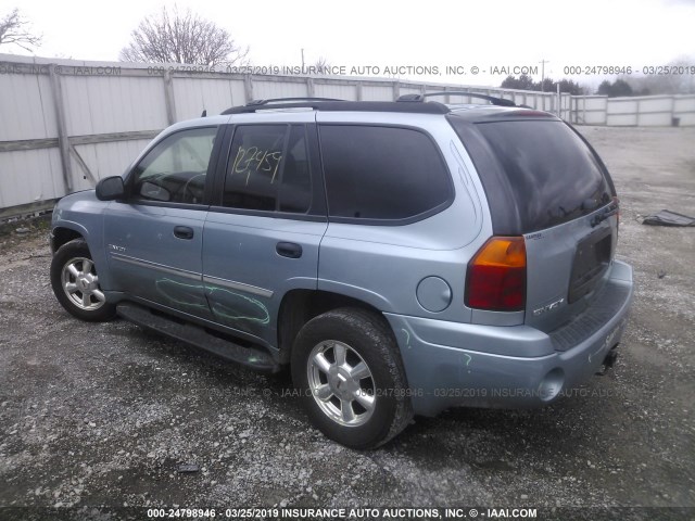 1GKDT13S462307412 - 2006 GMC ENVOY BLUE photo 3