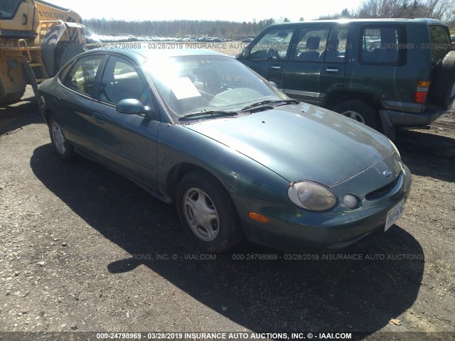 1FALP52UXTA129812 - 1996 FORD TAURUS GL GREEN photo 1