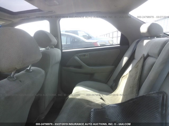 4T1BF22K61U119596 - 2001 TOYOTA CAMRY LE/XLE 银色 照片 8