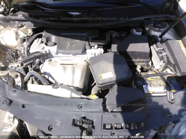 4T1BF1FK5CU045689 - 2012 TOYOTA CAMRY SE/LE/XLE 金色 照片 10