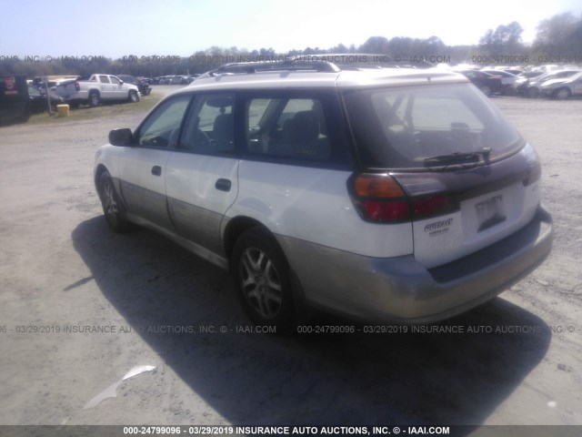 4S3BH675747609153 - 2004 SUBARU LEGACY OUTBACK AWP 白色 照片 3