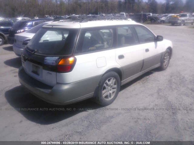 4S3BH675747609153 - 2004 SUBARU LEGACY OUTBACK AWP 白色 照片 4