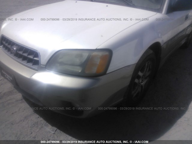4S3BH675747609153 - 2004 SUBARU LEGACY OUTBACK AWP 白色 照片 6