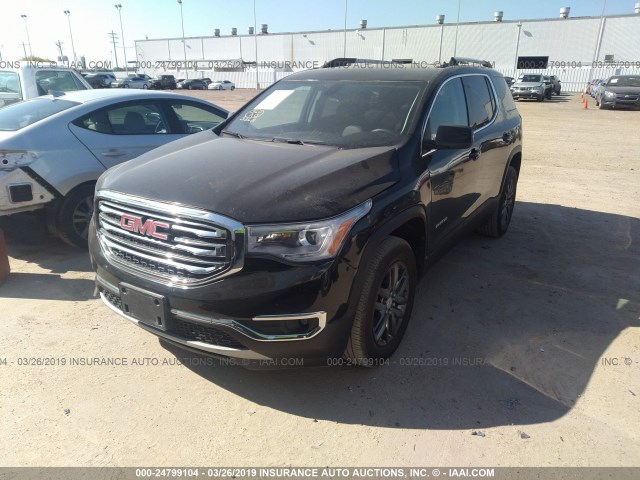 1GKKNMLA2HZ253032 - 2017 GMC ACADIA SLT-1 Czarny zdjęcie 2