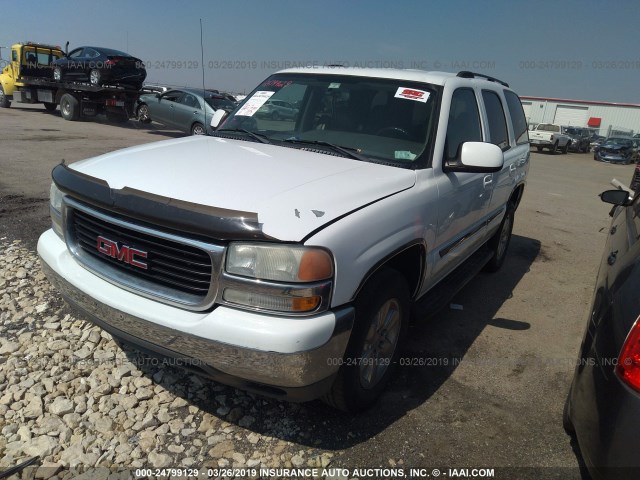 1GKEC13Z64R110280 - 2004 GMC YUKON WHITE photo 2