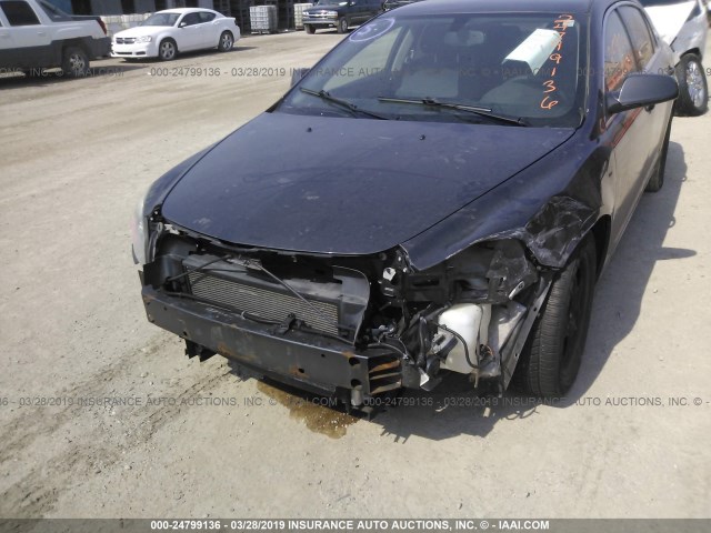 1G1ZC5E05AF249714 - 2010 CHEVROLET MALIBU 1LT ნაცრისფერი ფოტო 6
