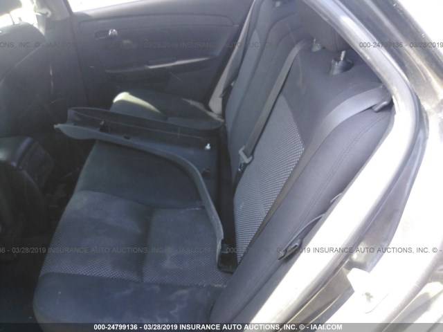 1G1ZC5E05AF249714 - 2010 CHEVROLET MALIBU 1LT ნაცრისფერი ფოტო 8