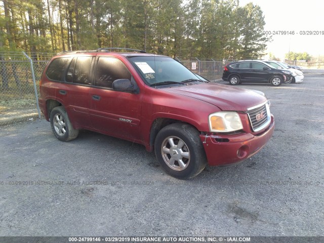 1GKDT13S332145669 - 2003 GMC ENVOY MAROON photo 1