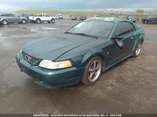 1FAFP42X3XF104311 - 1999 FORD MUSTANG GT GREEN photo 2