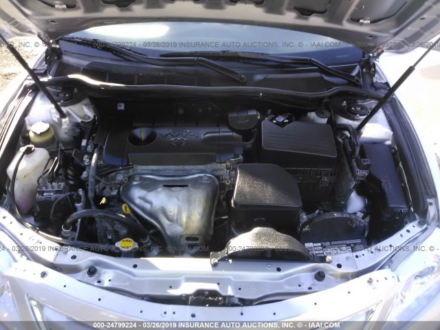 4T4BF3EK9BR182801 - 2011 TOYOTA CAMRY SE/LE/XLE 银色 照片 10