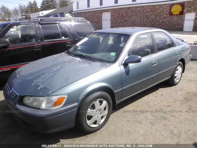 JT2BG22K510599678 - 2001 TOYOTA CAMRY CE/LE/XLE GREEN photo 2