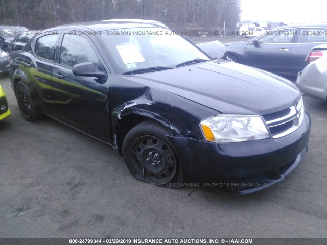 1B3BD4FB0BN579365 - 2011 DODGE AVENGER EXPRESS BLACK photo 1