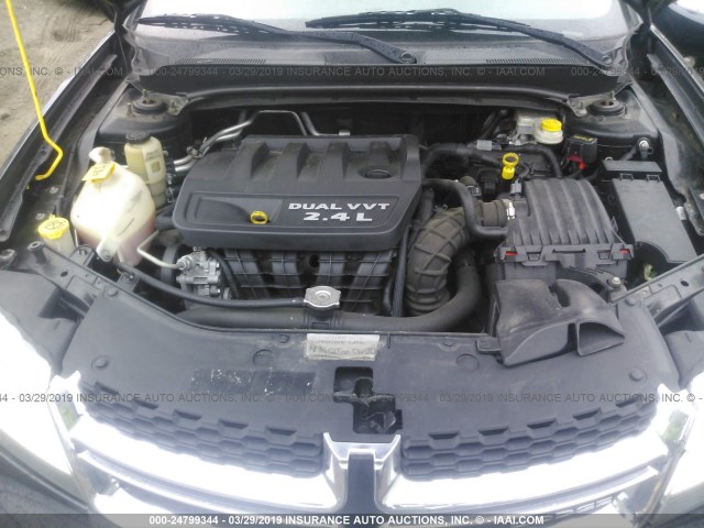 1B3BD4FB0BN579365 - 2011 DODGE AVENGER EXPRESS BLACK photo 10