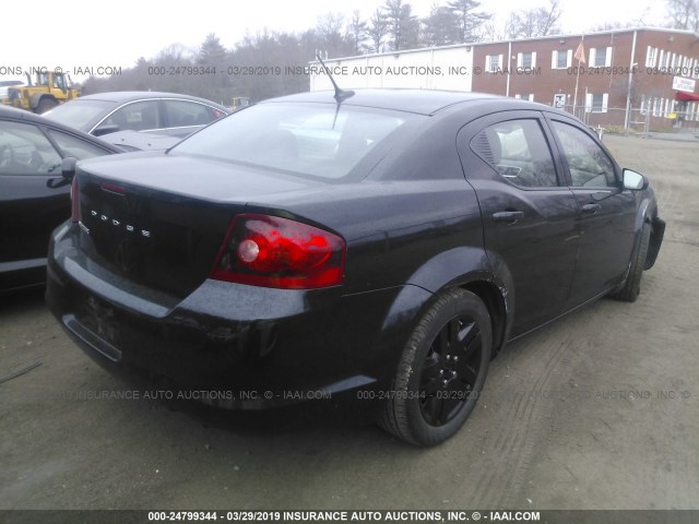 1B3BD4FB0BN579365 - 2011 DODGE AVENGER EXPRESS BLACK photo 4