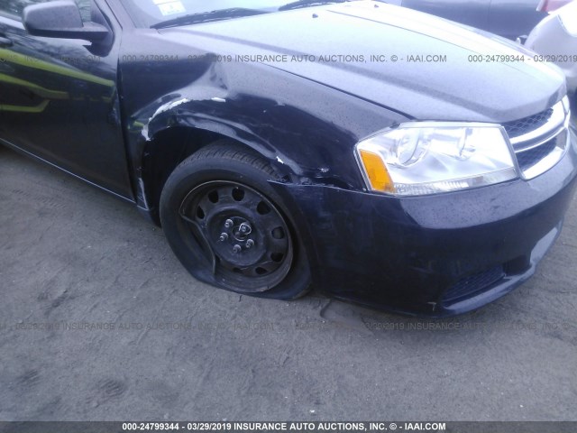 1B3BD4FB0BN579365 - 2011 DODGE AVENGER EXPRESS BLACK photo 6