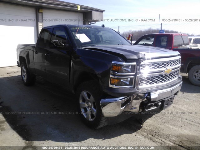 1GCVKREC4EZ415087 - 2014 CHEVROLET SILVERADO K1500 LT GRAY photo 1