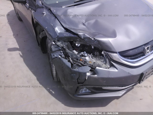 19XFB4F27DE002412 - 2013 HONDA CIVIC HYBRID GRAY photo 6