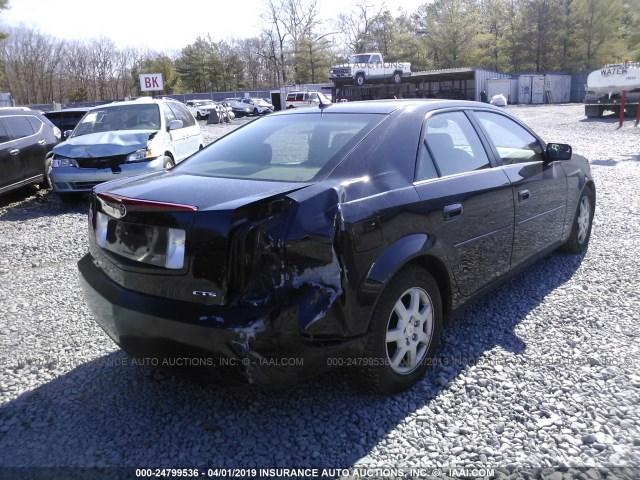 1G6DP577270117055 - 2007 CADILLAC CTS HI FEATURE V6 BLACK photo 4