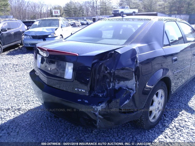 1G6DP577270117055 - 2007 CADILLAC CTS HI FEATURE V6 BLACK photo 6