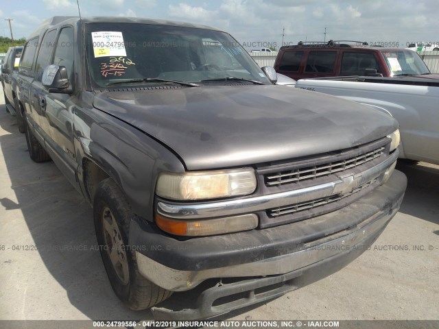 2GCEC19V7Y1173161 - 2000 CHEVROLET SILVERADO C1500 GRAY photo 1