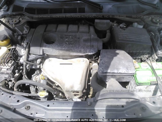 4T1BF3EK3BU608105 - 2011 TOYOTA CAMRY SE/LE/XLE GRAY photo 10