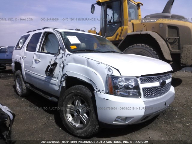 1GNUKBE00AR265568 - 2010 CHEVROLET TAHOE K1500 LT WHITE photo 1