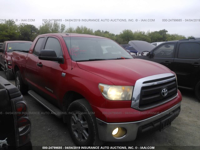 5TFRM5F18AX006887 - 2010 TOYOTA TUNDRA DOUBLE CAB SR5 RED photo 1