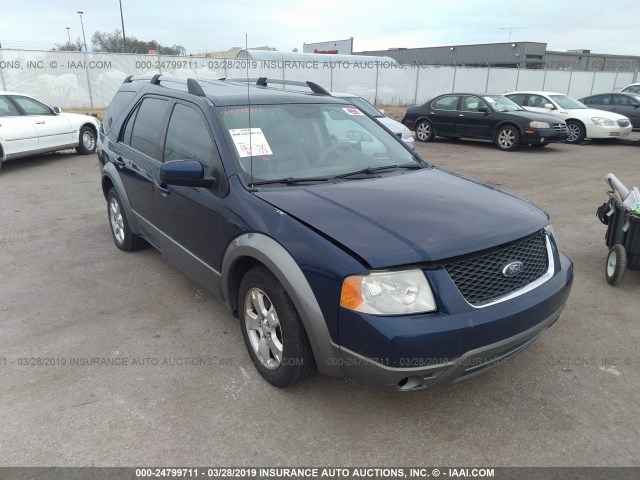 1FMDK02196GA28392 - 2006 FORD FREESTYLE SEL BLUE photo 1