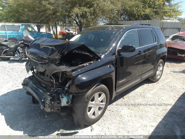 2GKALREK0F6355748 - 2015 GMC TERRAIN SLE BLACK photo 2