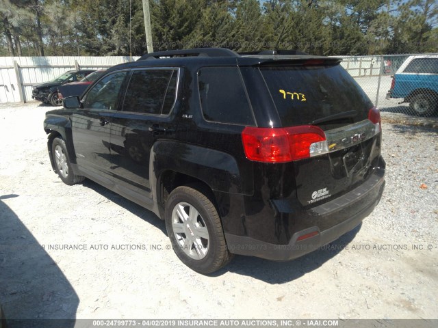 2GKALREK0F6355748 - 2015 GMC TERRAIN SLE BLACK photo 3