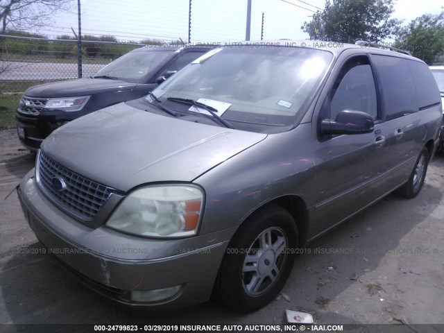 2FMZA52255BA65086 - 2005 FORD FREESTAR SEL GOLD photo 2