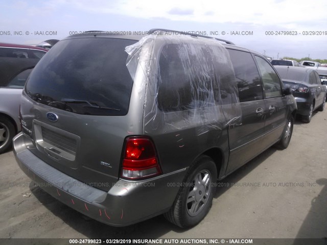 2FMZA52255BA65086 - 2005 FORD FREESTAR SEL GOLD photo 4