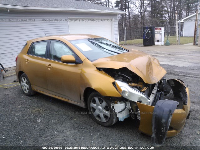 2T1KU40E39C011576 - 2009 TOYOTA COROLLA MATRIX  GOLD photo 1