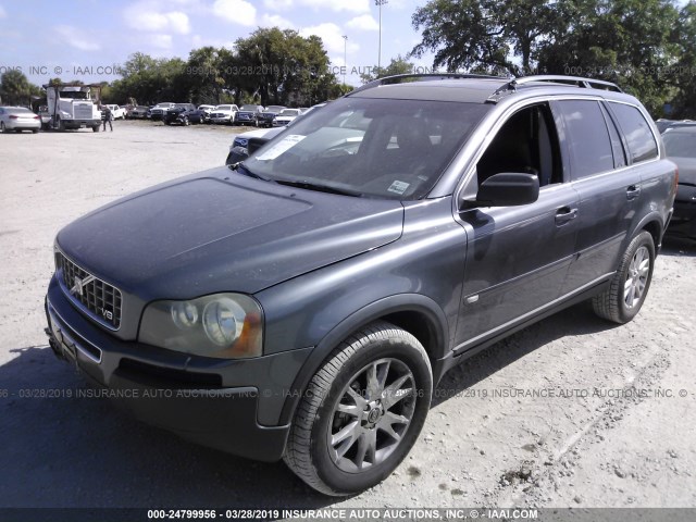 YV4CZ852261257608 - 2006 VOLVO XC90 V8 GRAY photo 2