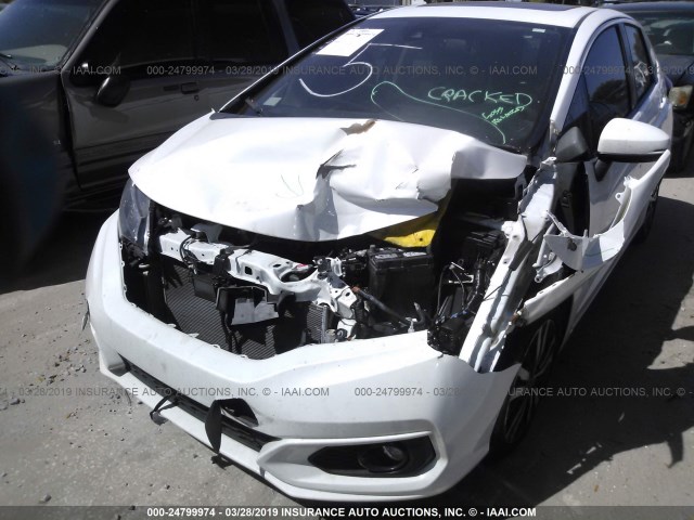 3HGGK5H95JM721651 - 2018 HONDA FIT EX/EXL WHITE photo 6